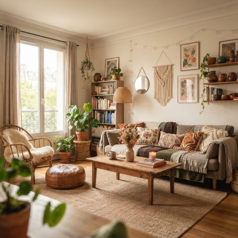 Comment aménager un appartement style bohème authentique